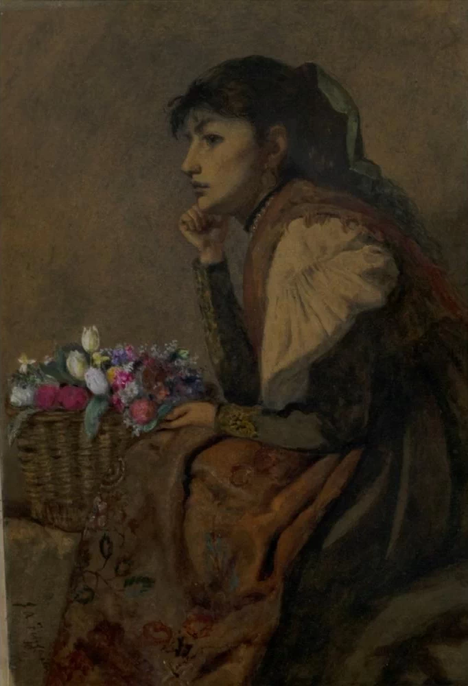 La venditrice di fiori